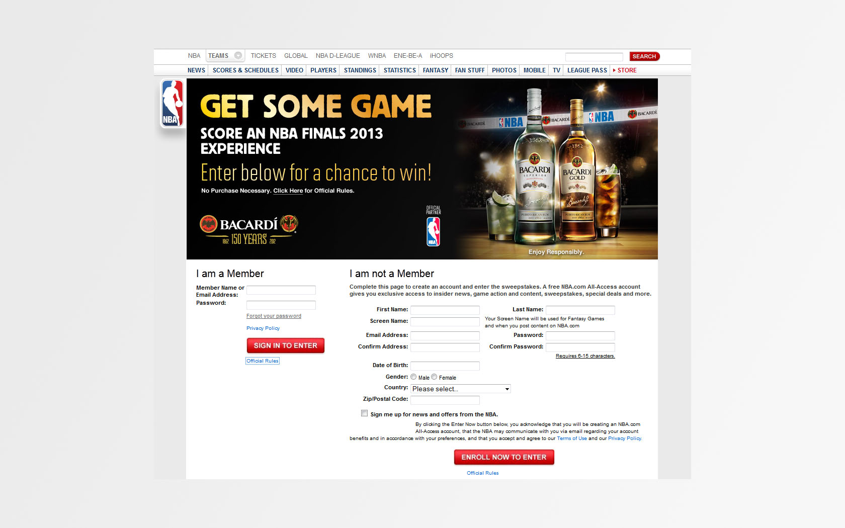 bacardi nba