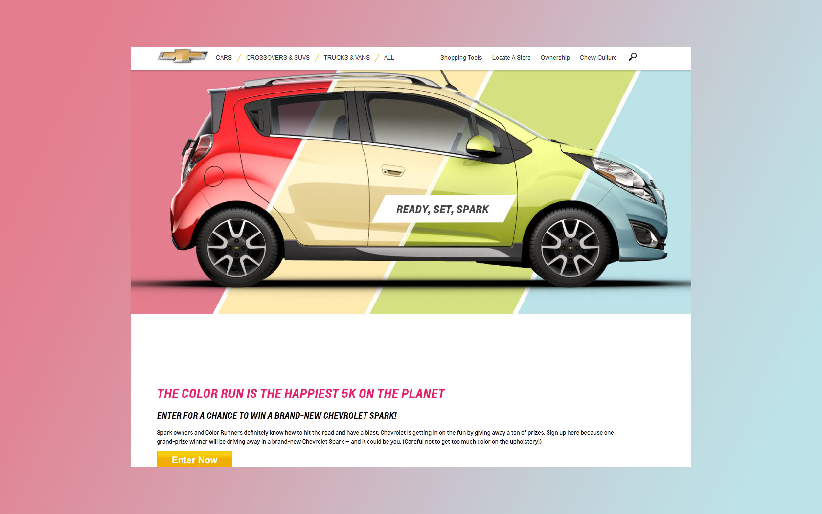 chevrolet spark sweepstakes1