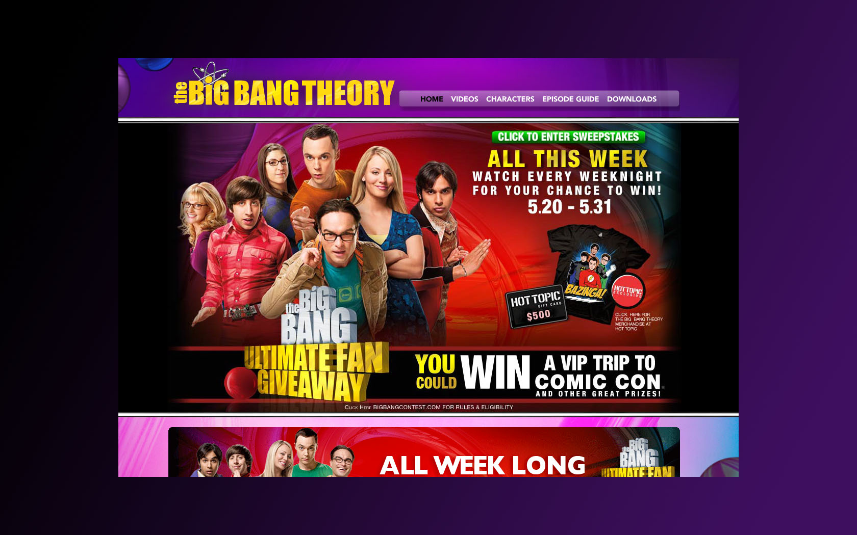 Big Bang Theory Giveaway Sweepstakes