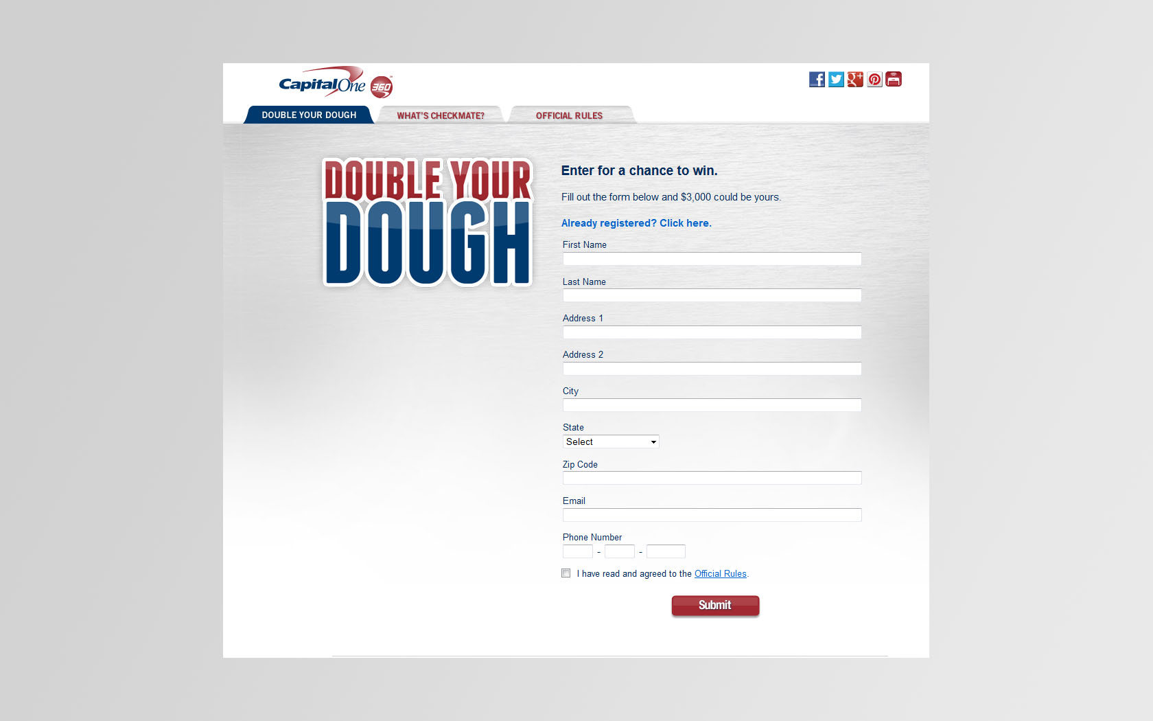 capital one sweepstakes