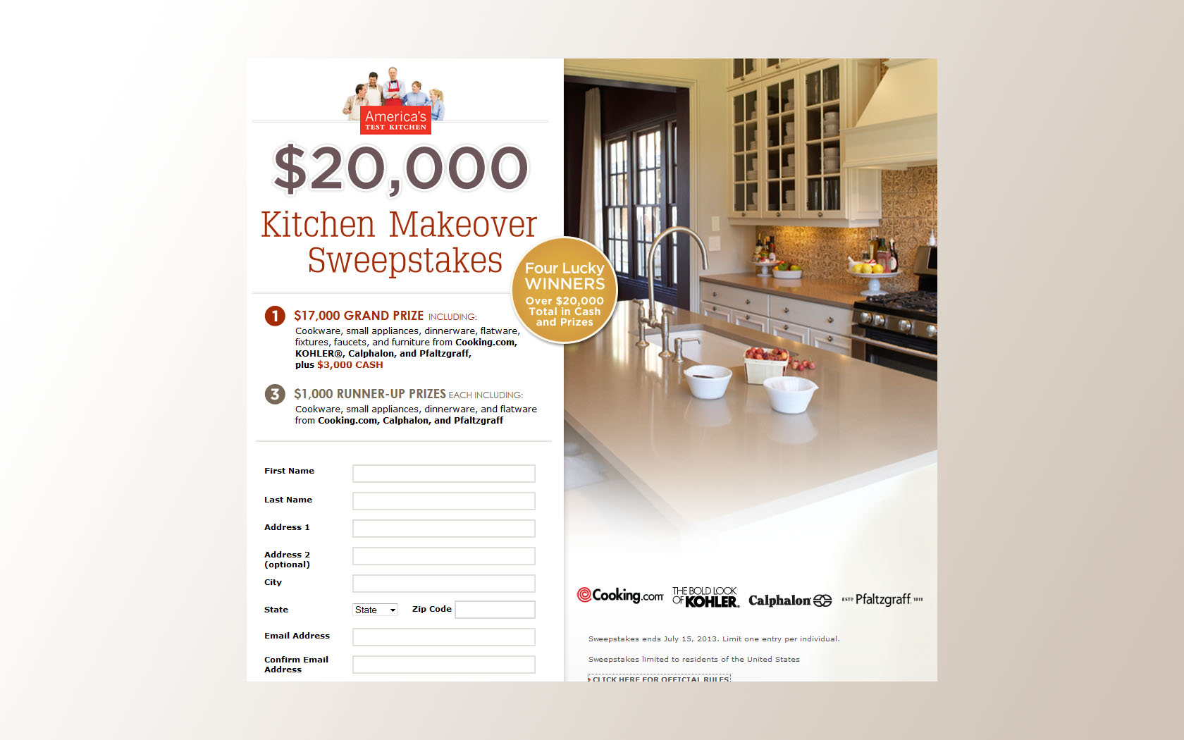 kitchen contest