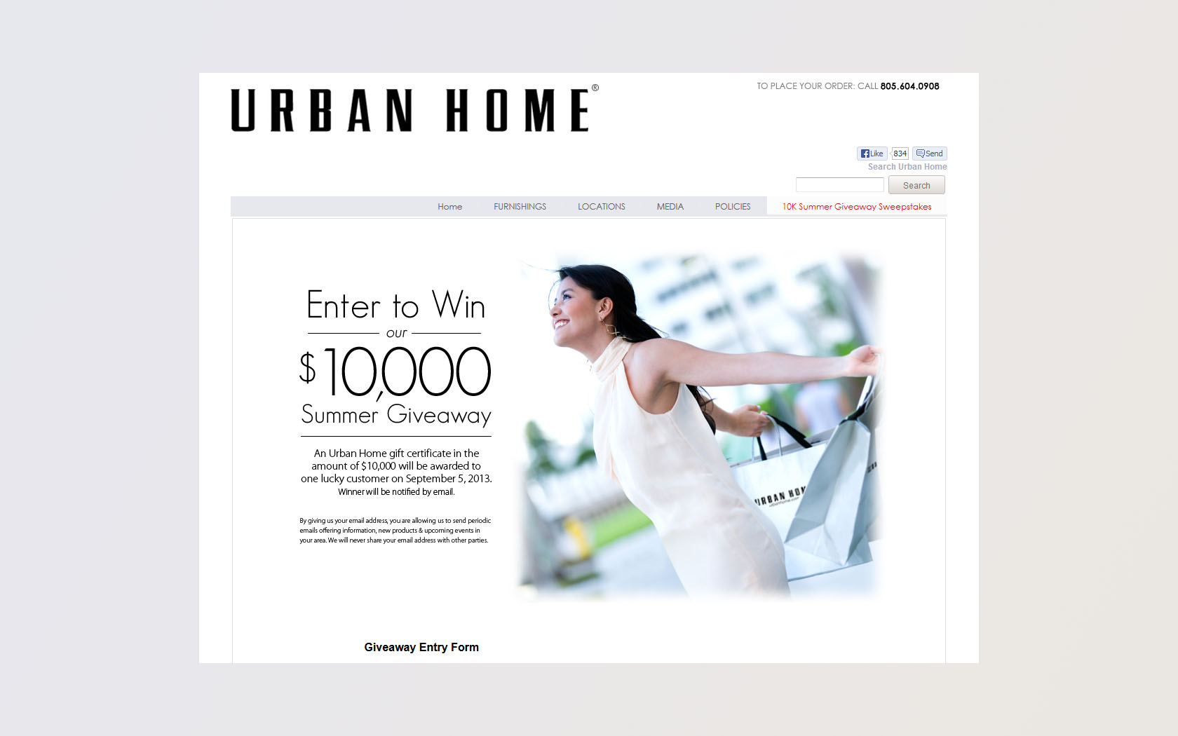 urban home sweepstakes