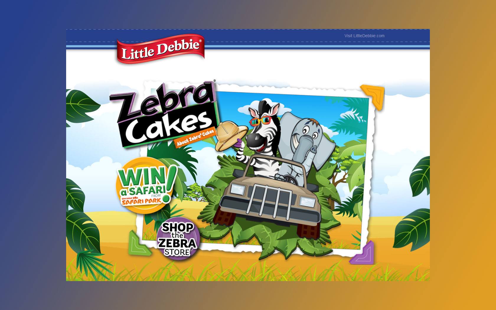 zebra cakes safari giveaway