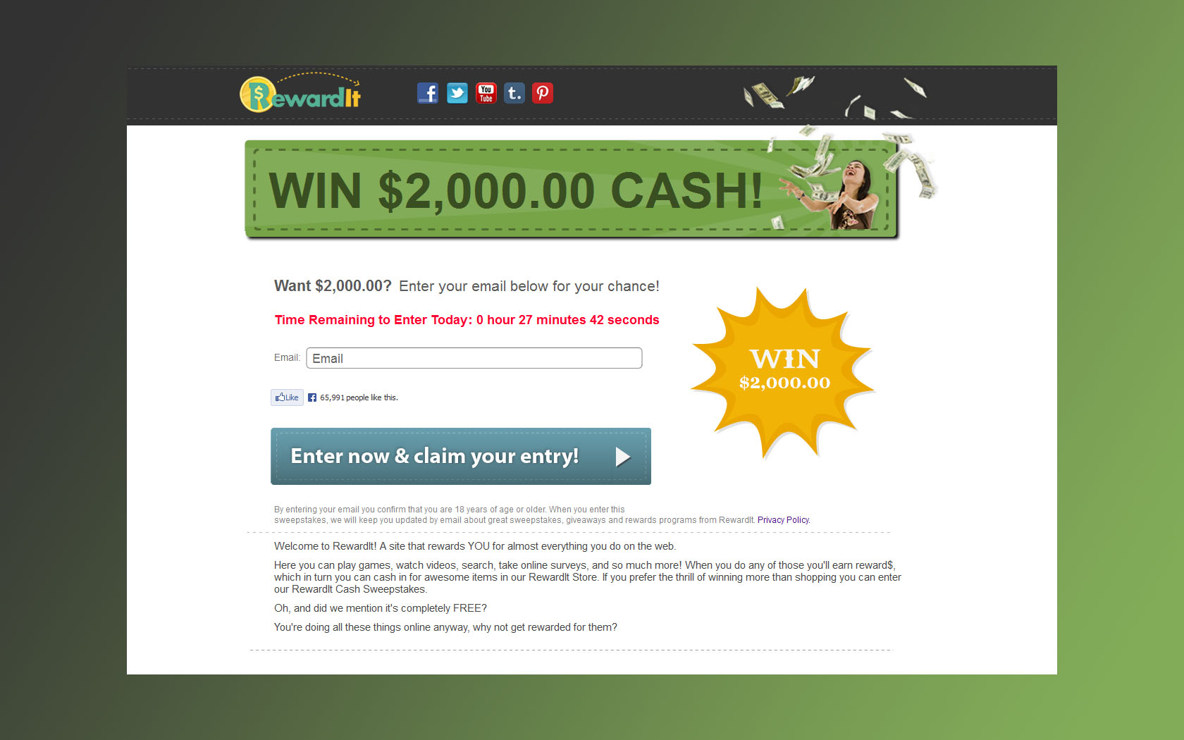 rewardit giveaway