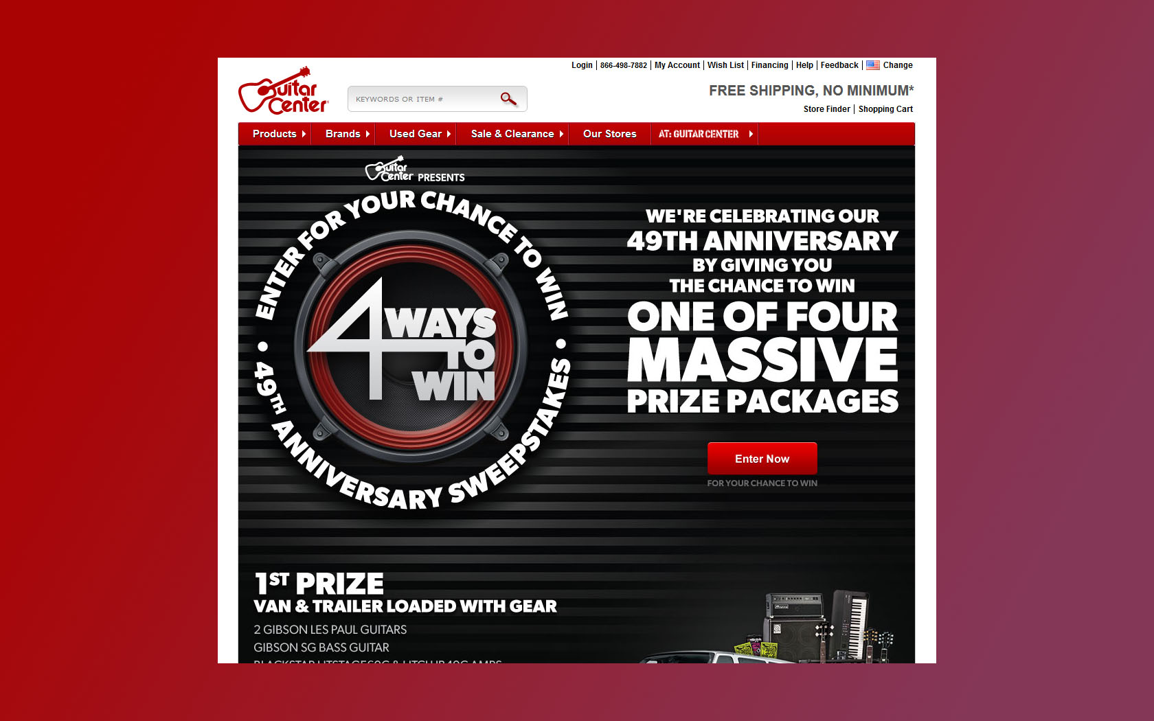 49th anniversary sweepstakes