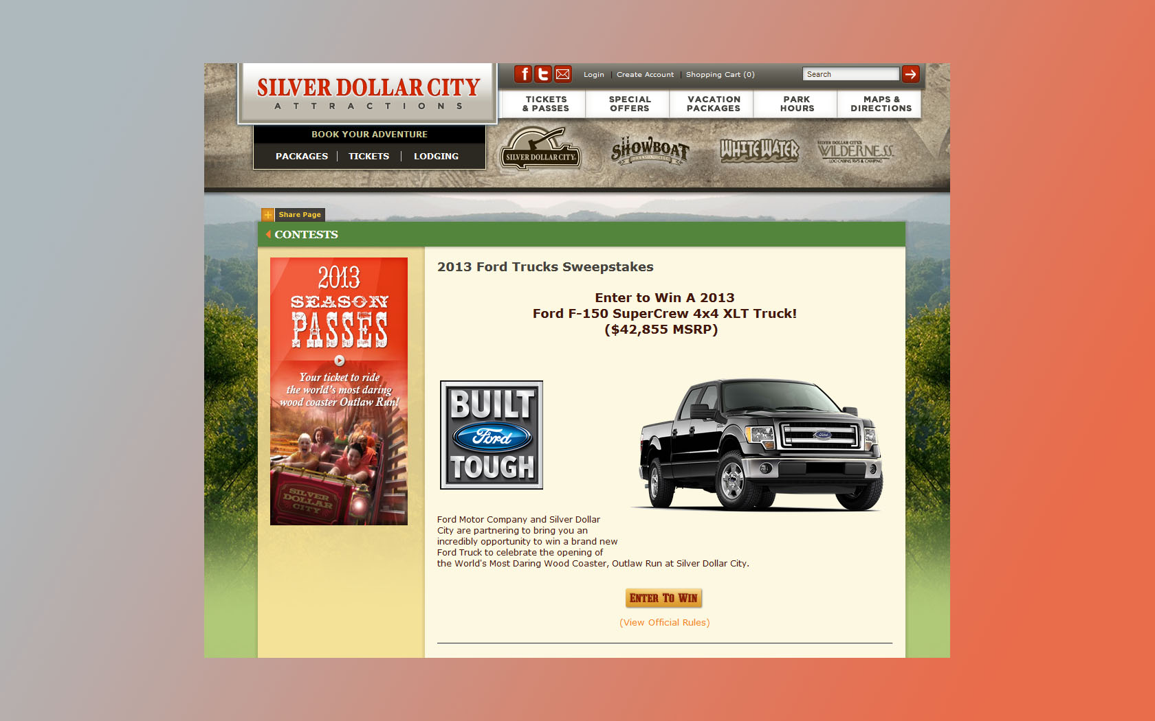 ford f 150 sweepstakes