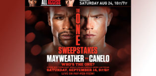 mayweather vs canelo sweepstakes