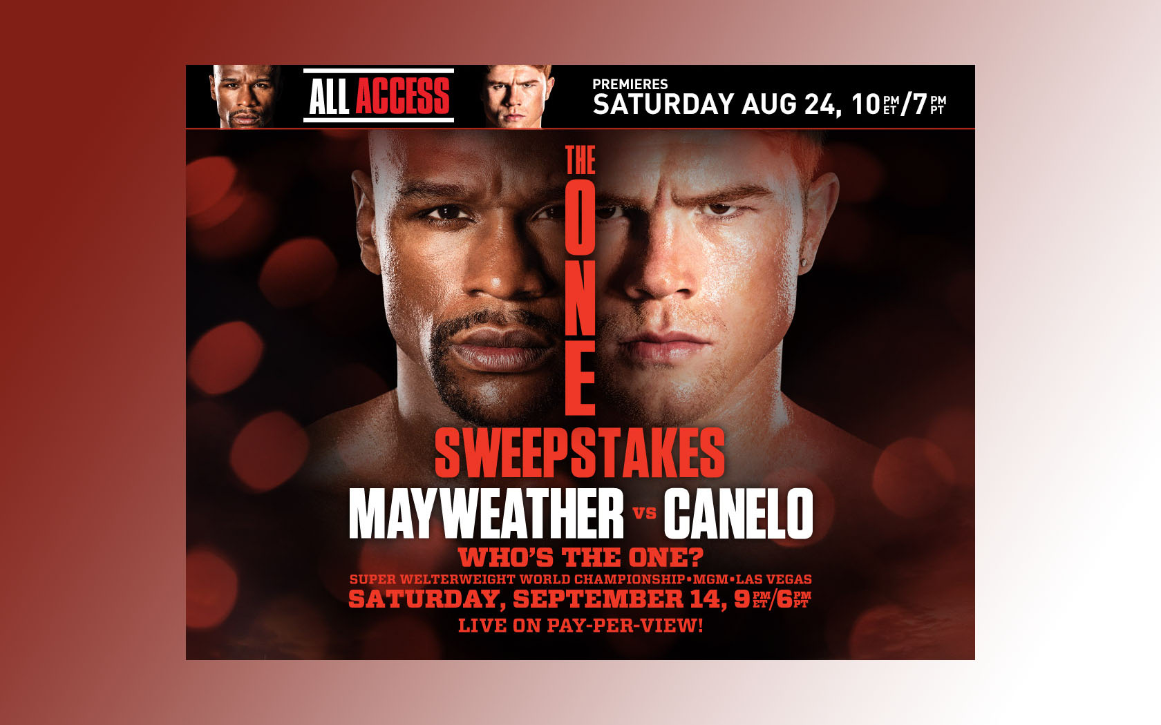 mayweather vs canelo sweepstakes