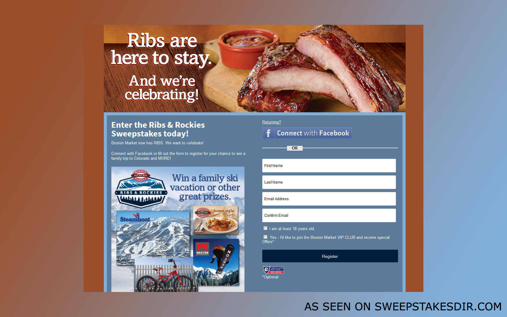 ribs are here to stay