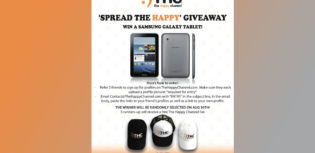 spread the happy giveaway