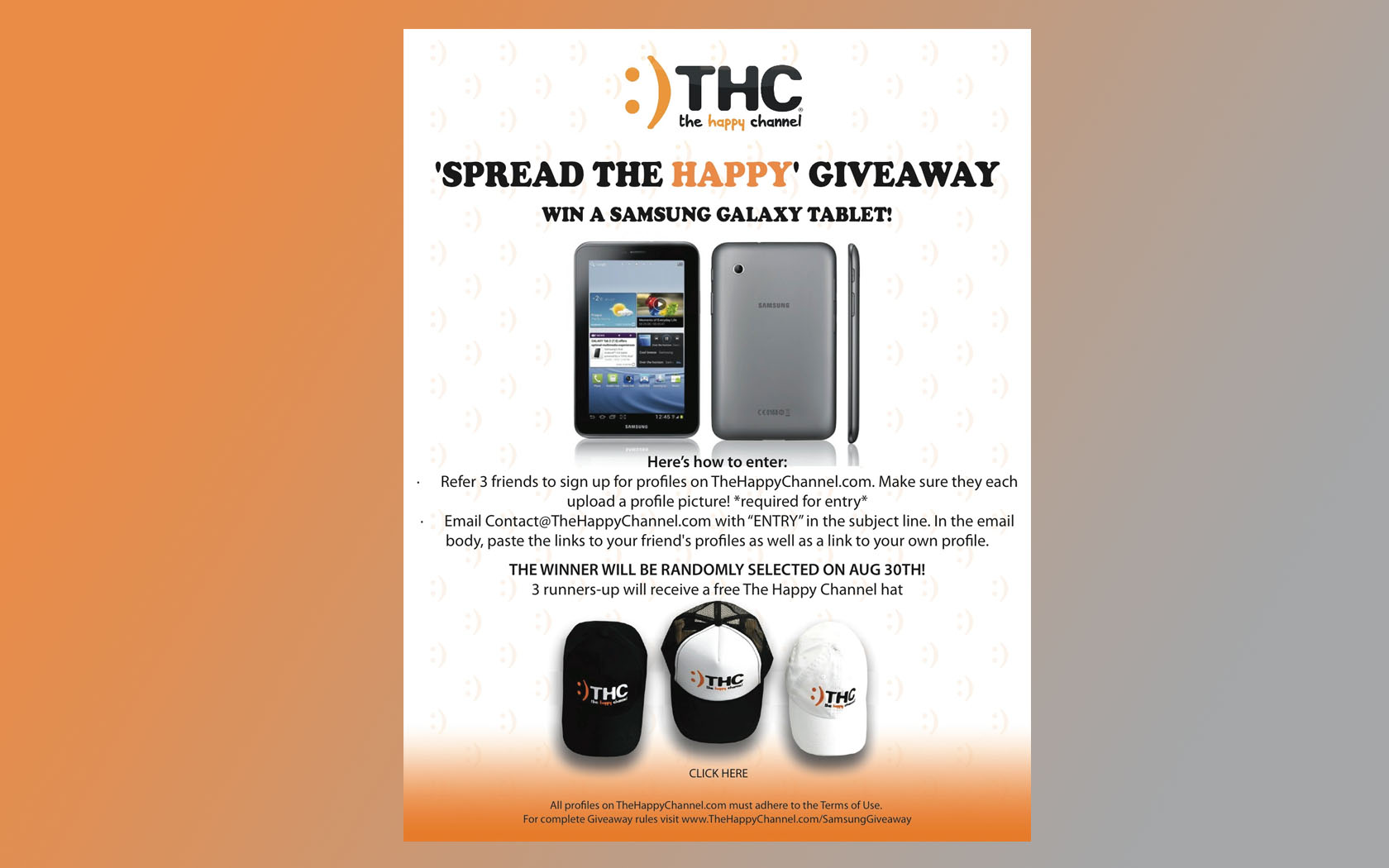 spread the happy giveaway
