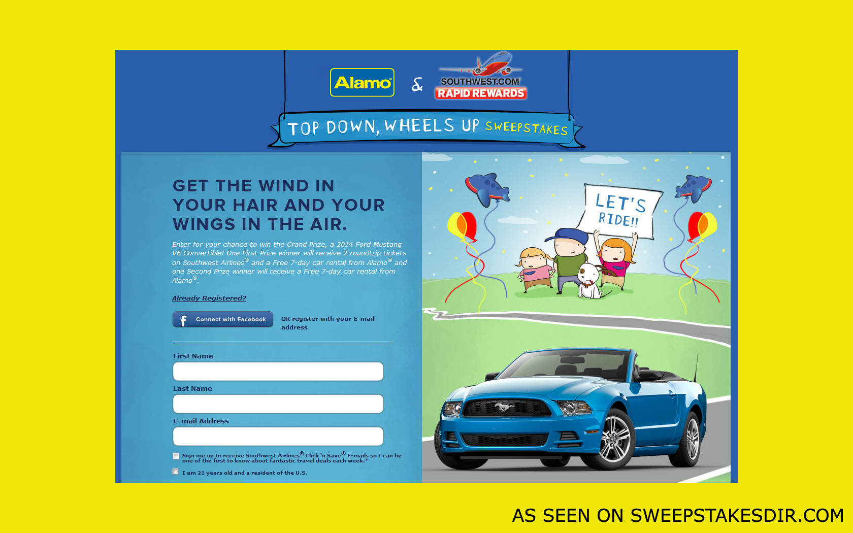 Drive Away Sweepstakes Sweepstakes Directory