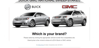 buick gmc of your choice sweepstakes