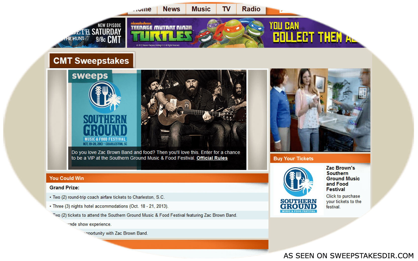 cmt southern ground sweepstakes