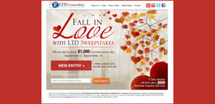 fall in love sweepstakes