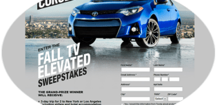 fall tv sweepstakes