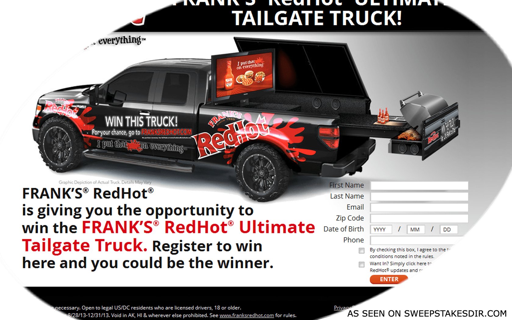 franks redhot sweepstakes