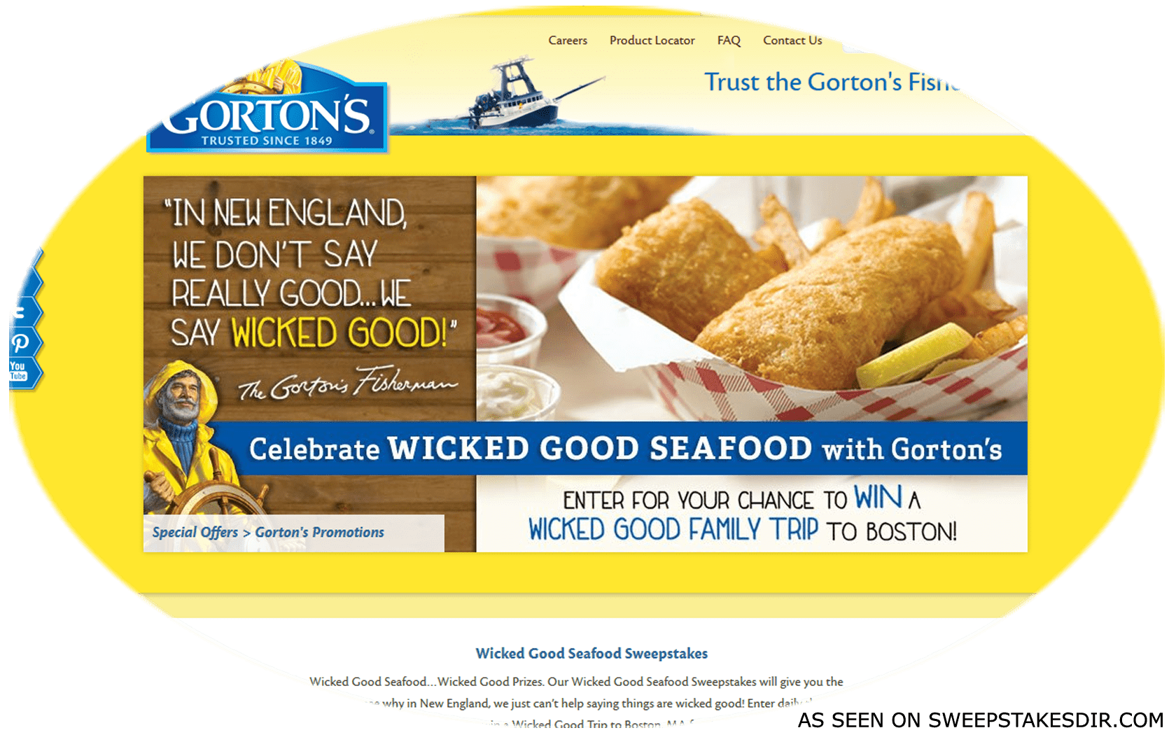 gortons sweepstakes