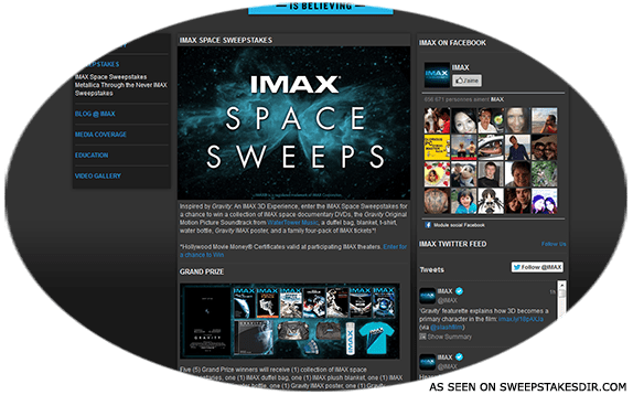 imax space sweeps