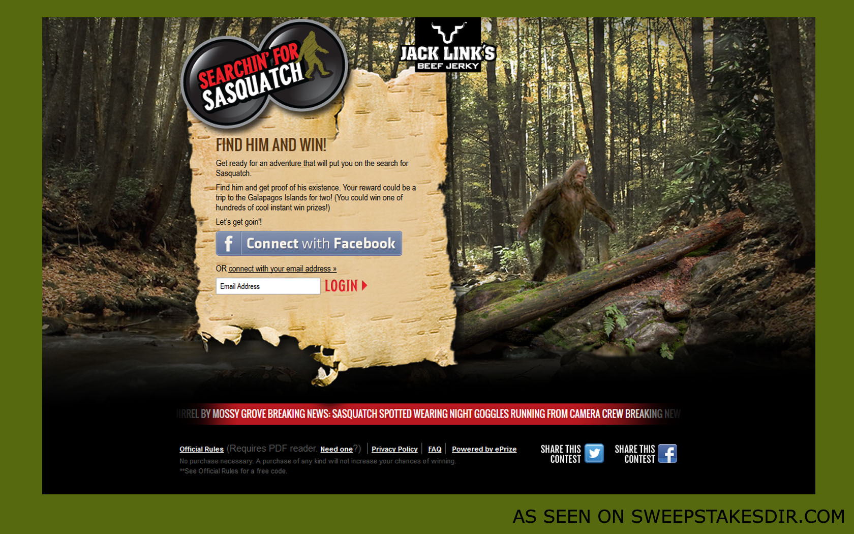 jack links sweepstakes