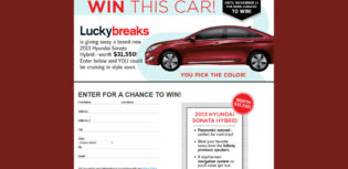 lucky breaks hyundai sweepstakes