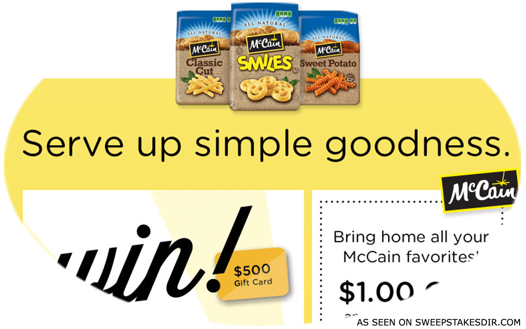 mc cain giveaway