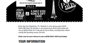 paris sweepstakes