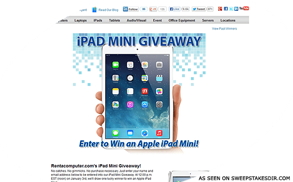 rentacomputer ipad mini giveaway