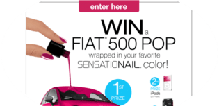 sensationail color fiat sweepstakes