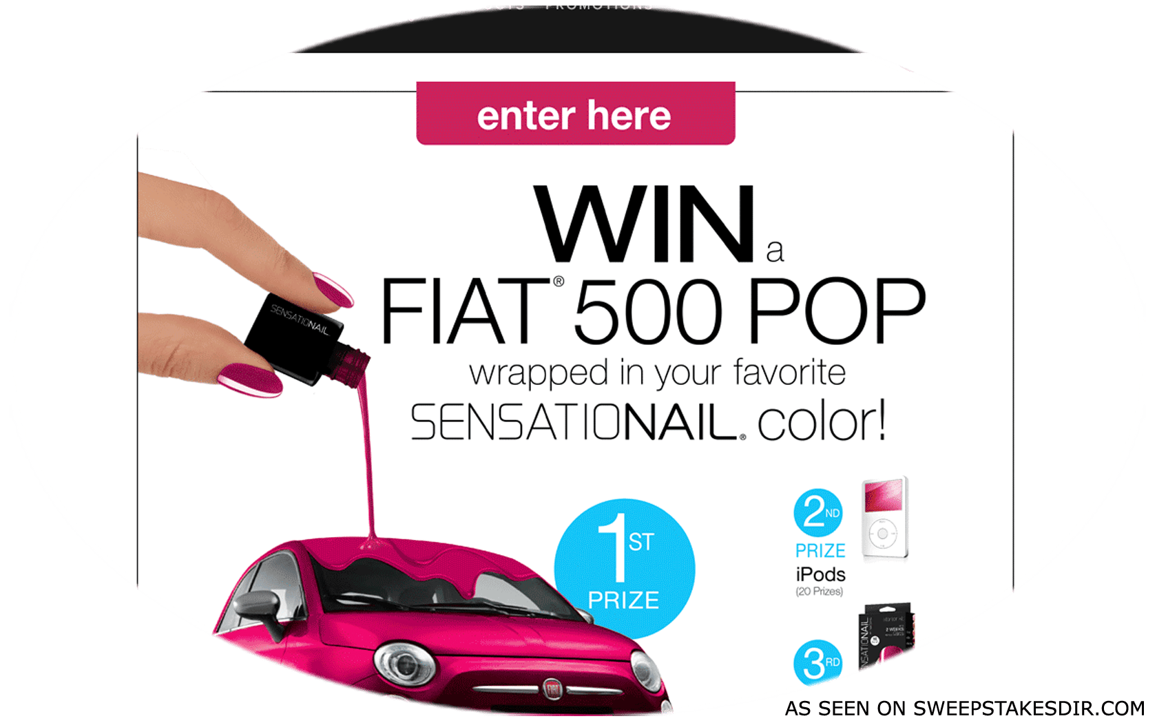 sensationail color fiat sweepstakes