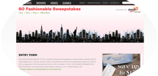 so fashionable sweepstakes