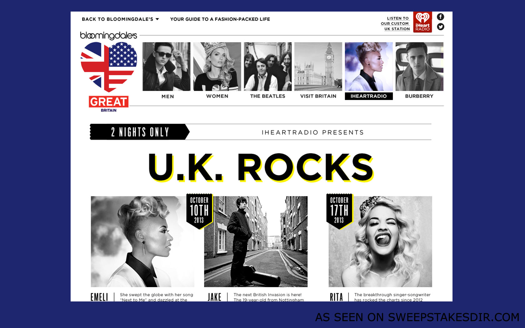 uk rock sweepstakes
