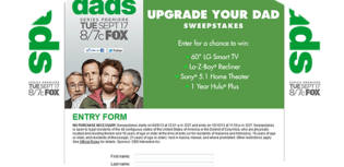 upgrade your dad sweepstakes