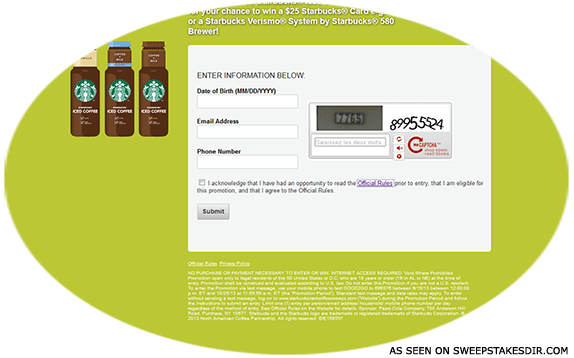 verismo sweepstakes
