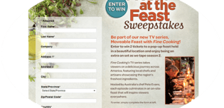a seat at the feast sweepstakes