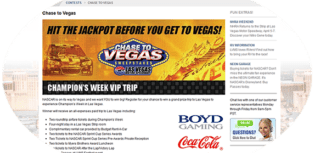 chase to vegas sweepstakes