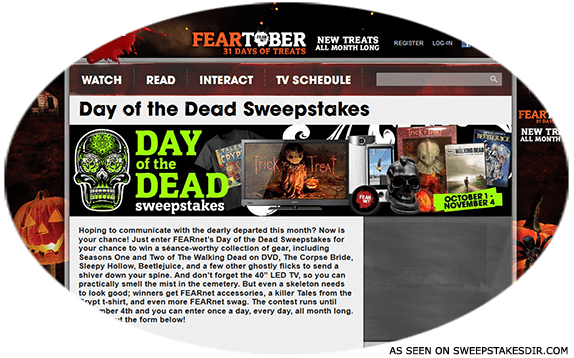 day of the dead sweepstakes