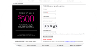 fall 500 shopping spree sweepstakes