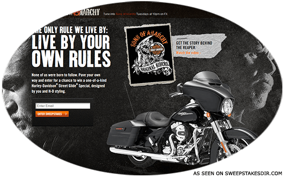 harley davidson soa sweepstakes