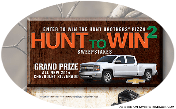 hunt to win 2 sweepstakes