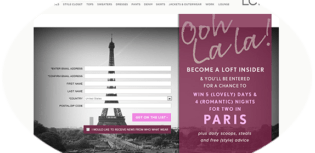 loft insider sweepstakes