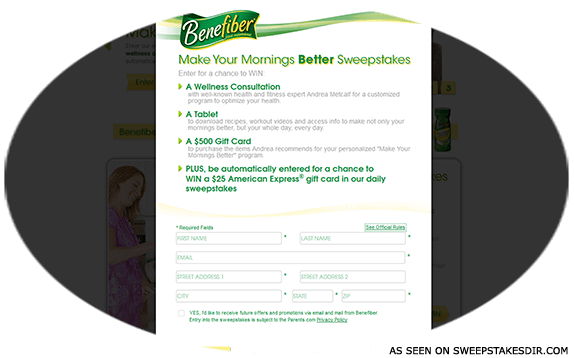 make your mornings better sweepstakes