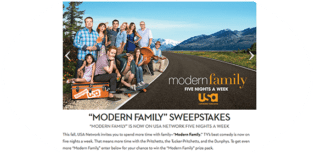 modern family sweepstakes