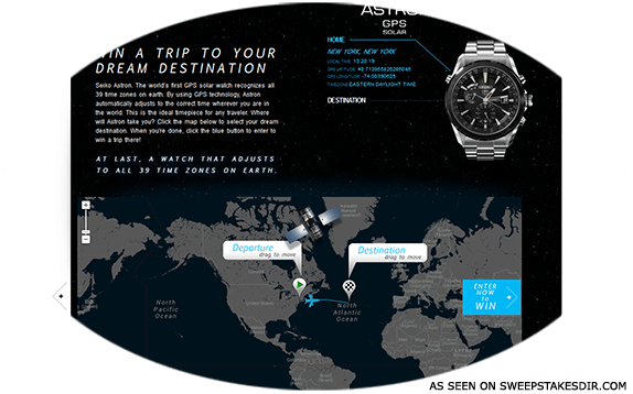 seiko astron 10000 dream vacation giveaway