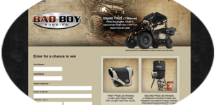 bad boy buggies sweepstakes