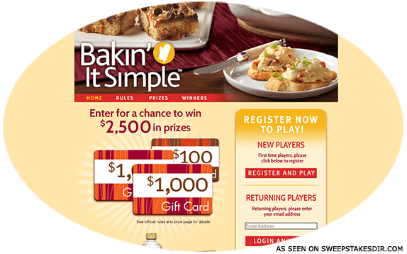 bakin it simple promotion