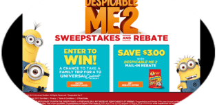 despicable me 2 sweepstakes
