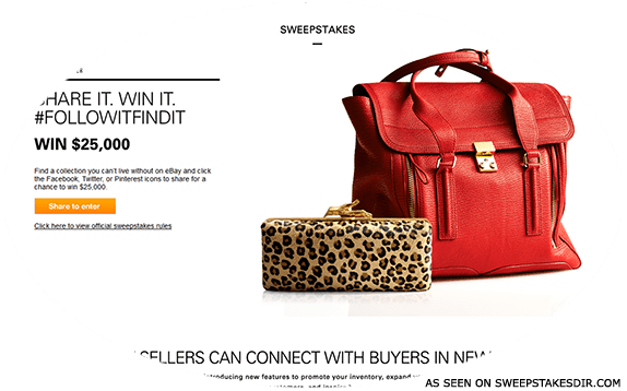ebay sweepstakes