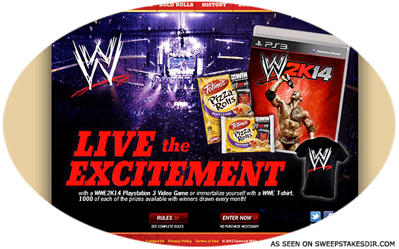 live the excitement sweepstakes
