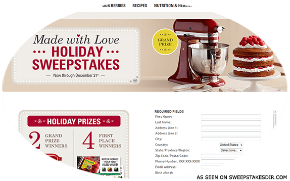 made with love holiday sweepstakes